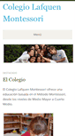 Mobile Screenshot of lafquenmontessori.cl